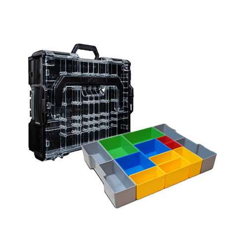 L-BOXX 1, Transparent Lid with 14 Piece Inset Box Set