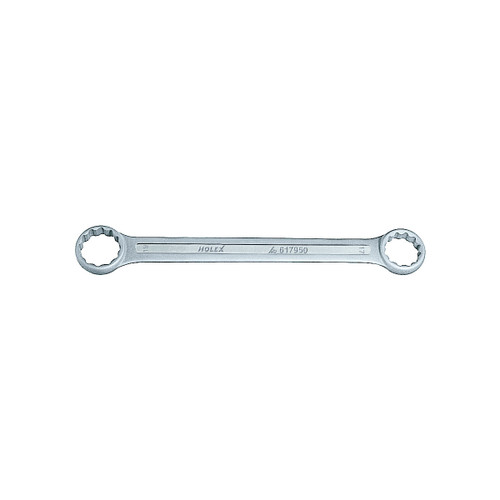 HOLEX Double-ended ring spanner, straight, chrome-plated