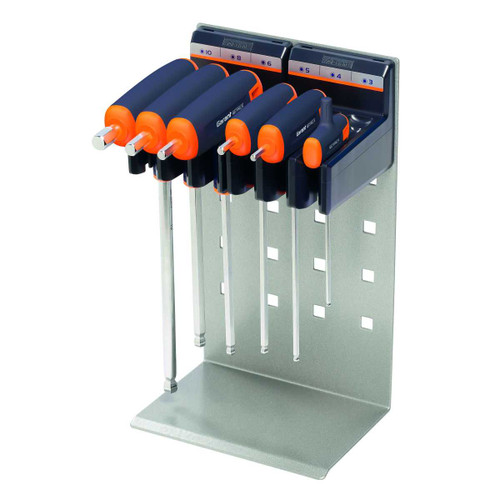 GARANT Hexagon screwdriver set with ball point, chrome-plated
