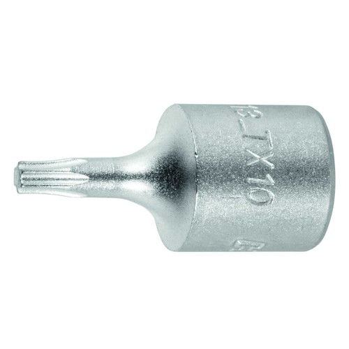 HOLEX Bit socket for Torx, 1/4 inch short