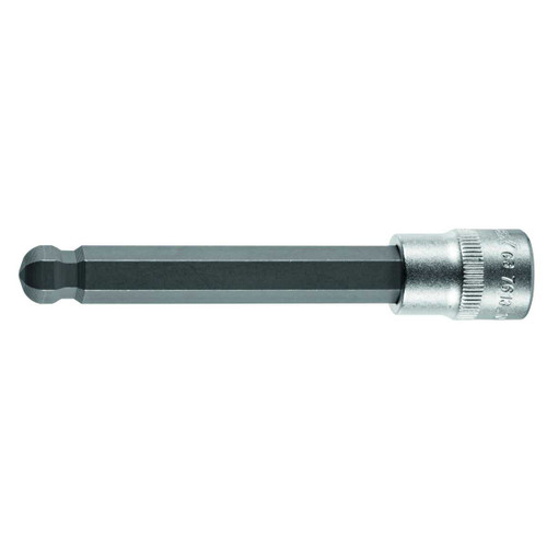 HOLEX Hexagon bit socket, 3/8 inch long, with ball point