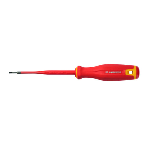 GARANT Electrician's screwdriver for slot-head, with 2-component Haptoprene handle SLIM blade VDE fully insulated