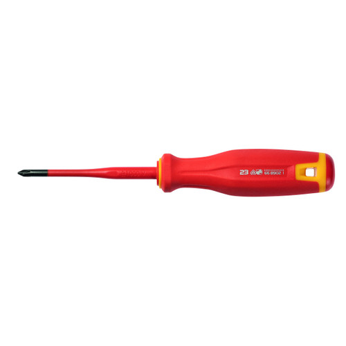 GARANT Electrician's screwdriver for Phillips with 2-component Haptoprene handle, SLIM blade, VDE fully insulated