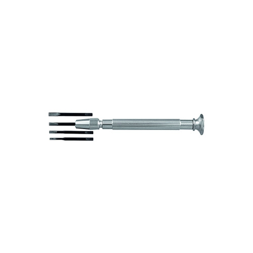 HOLEX Watchmaker's screwdriver for slot head with 4 blades.
