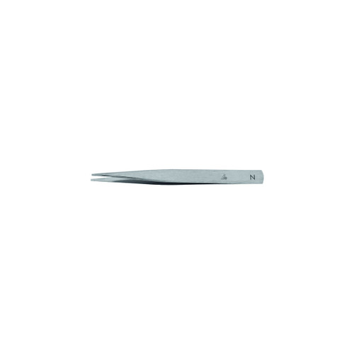 HOLEX Tweezers, rounded tips 1 mm wide, 125 mm