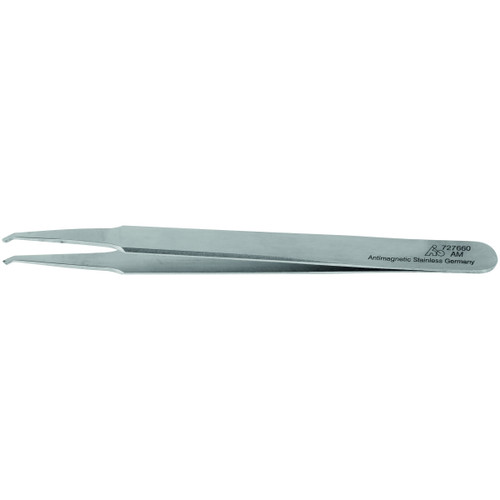 HOLEX Tweezers with short, angled gripping surface, 120 mm