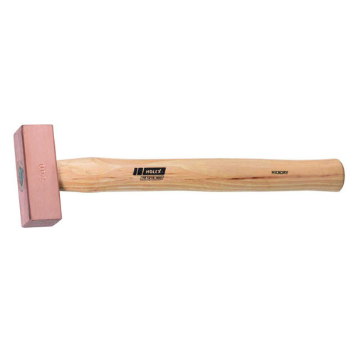 HOLEX Copper hammer with hickory handle