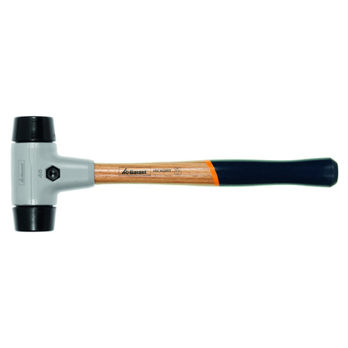 GARANT Soft-faced hammer with rubber inserts, black