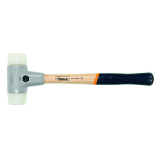 GARANT Soft-faced hammer with nylon inserts, natural