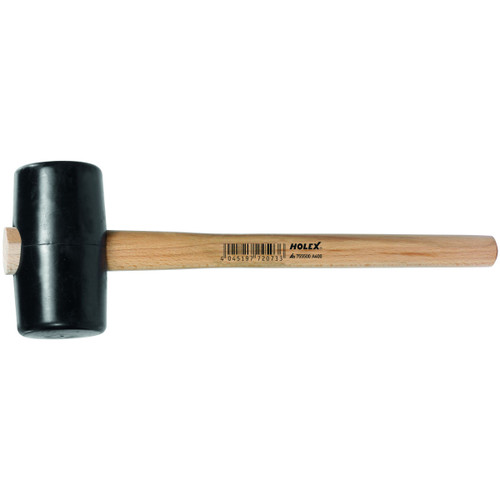 HOLEX Black rubber hammer