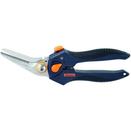 GARANT Multi-purpose shears with 2-component handles angled, with adjustable handle opening