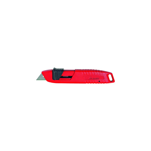 HOLEX Safety cutter knife with die-cast zinc handle, with automatic blade