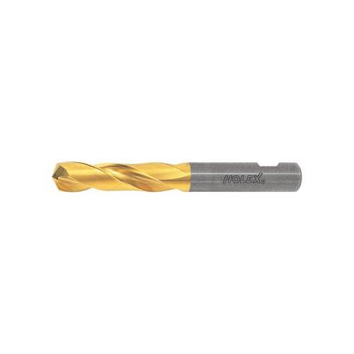 HOLEX Solid carbide high performance drill plain shank DIN 6535 HB, TiN