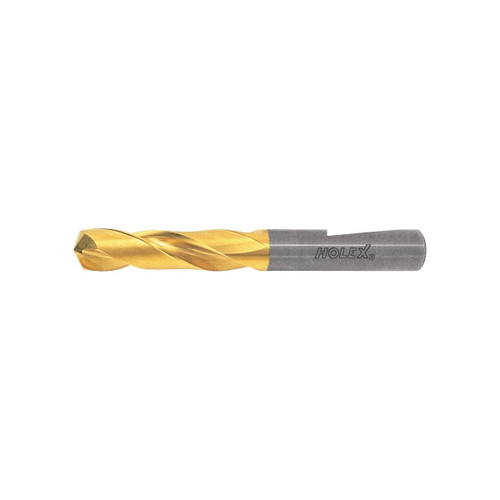 HOLEX Solid carbide high performance drill plain shank DIN 6535 HE, TiN