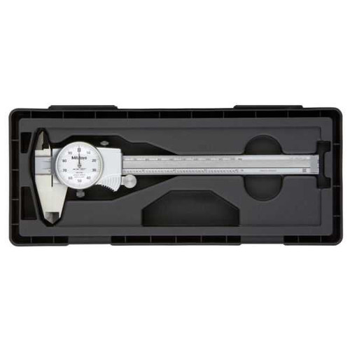 Dial Caliper: 0-6" Range and 0.1" Pitch in case