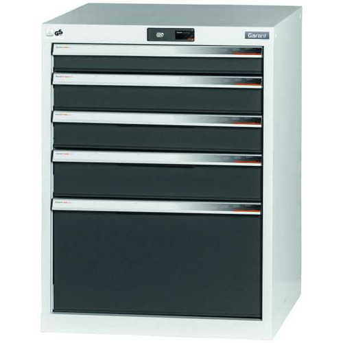 Garant gridline Tool Cabinet with 5 drawers of varying heights.