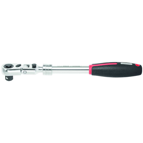 HOLEX Extendable telescopic precision ratchet, 1/2 inch