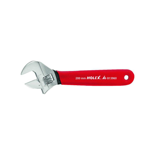 HOLEX Adjustable spanner with coated handle