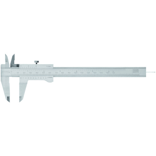 HOLEX Vernier caliper parallax-free with rod type depth gauge