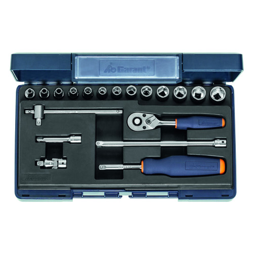 GARANT Socket set 1/4 inch square drive 19 pieces