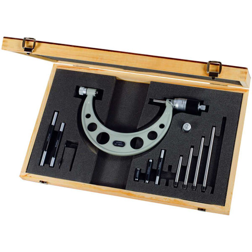 HOLEX Large external micrometer 1/100 graduations