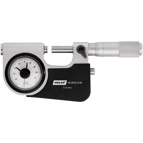 HOLEX Micrometer with dial comparator