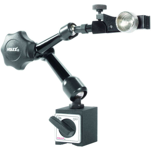 HOLEX Magnetic measuring stand with fine adjustment at the column
