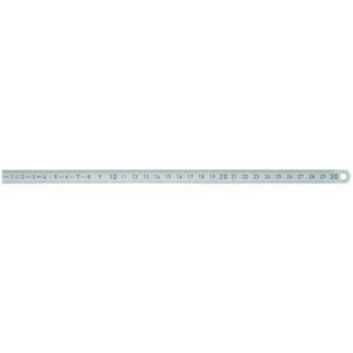 HOLEX Flexible steel rule narrow, stainless matt finished