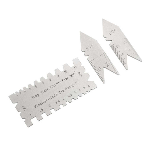 HOLEX Screw thread grinding gauge set 3 pieces
