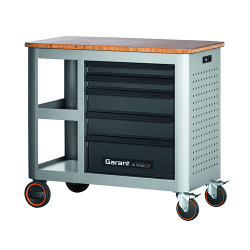 GARANT GridLine Mobile workbench with 5 drawers, can be pulled out from only one side, 20x16G