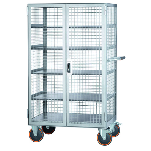 GARANT Mesh trolley TG9 with 5 loading platforms