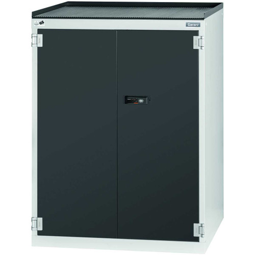 GARANT GridLine Swing-door auxiliary cabinet with raised edge, with drawers and pull-out shelves, 26x20G