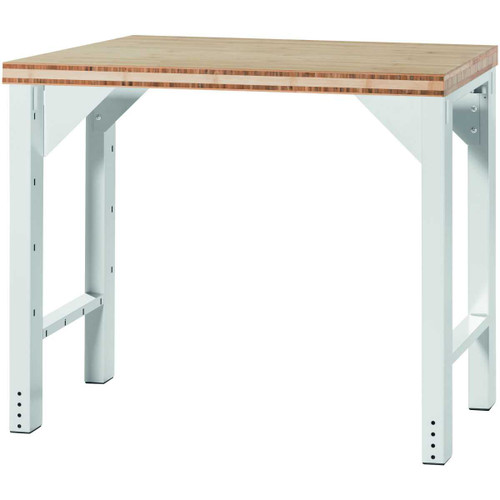 GARANT GridLine Vario Basic workbench, height 850 mm, Bamboo worktop