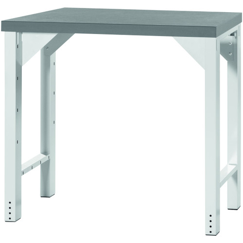 GARANT GridLine Vario Basic workbench, height 950 mm, Eluplan worktop, dark