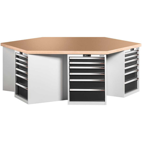 GARANT GridLine Hexagonal workbench, 20x20G