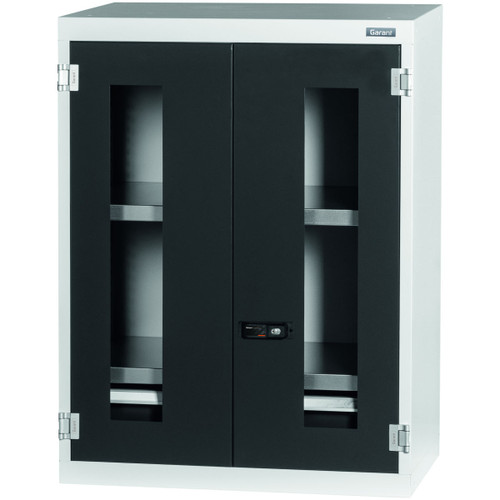GARANT GridLine Top-mounted cabinet with drawer, Viewing window swing doors, 26x16G