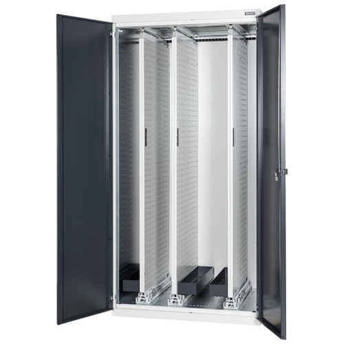 GARANT GridLine Perforated panel upright cabinet width 40G with Viewing window swing doors