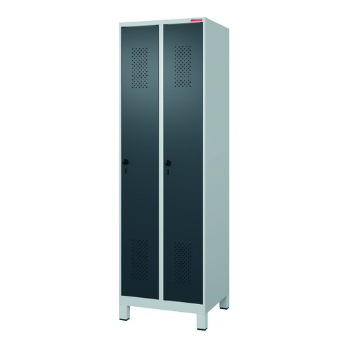 HOLEX Garment locker with plastic feet and security twist bar lock