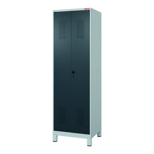 HOLEX Garment locker with plastic feet, for clean &amp; dirty separation and security twist bar lock