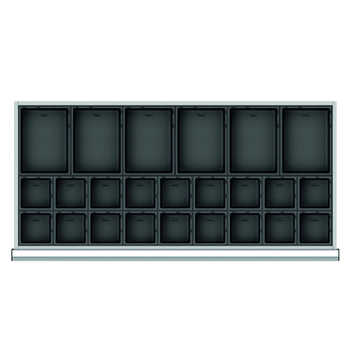 GARANT GridLine easyPick small parts storage bin set, 36x16G