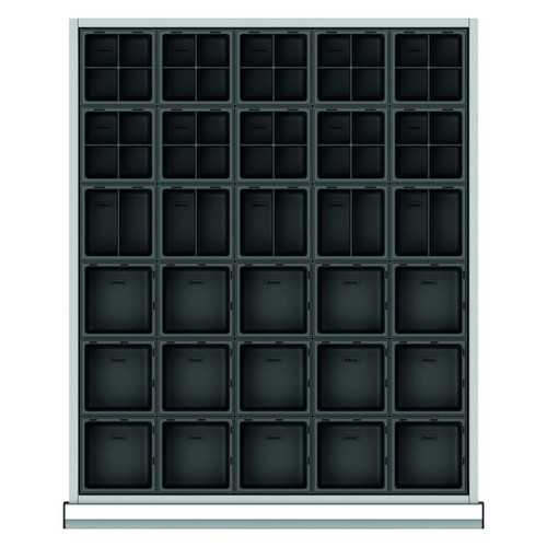 GARANT GridLine easyPick small parts storage bin set, 20x24G