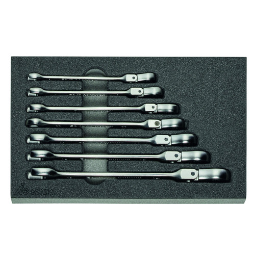 GARANT Open ended / ratchet ring spanner set