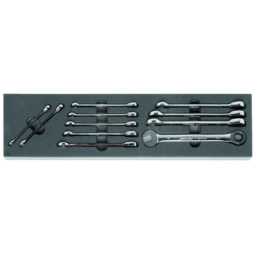 GARANT Open ended / ratchet ring spanner set