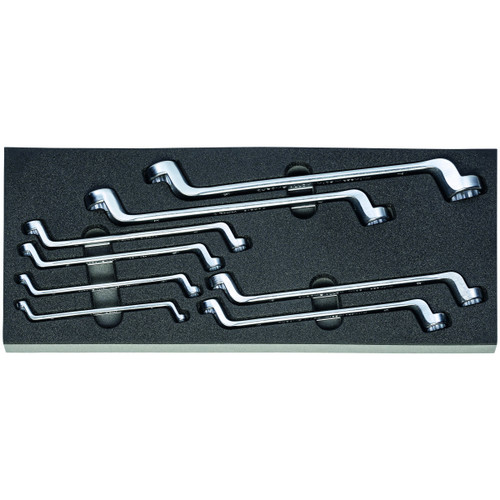 GARANT Double-ended ring spanner set, cranked