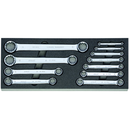 HOLEX Double-ended ring spanner set