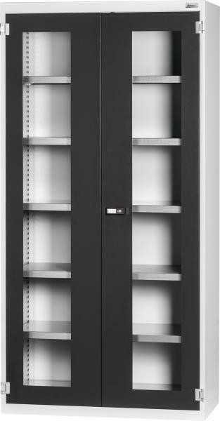 Garant Base Cabinet, Viewing Windows, Swing Doors, Width 1000mm