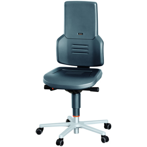 GARANT Swivel work chair, integral foam, with castors, low