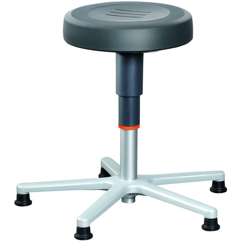 GARANT Work stool, integral foam, with glides, low