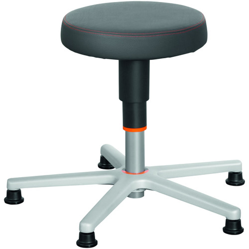 GARANT Work stool, synthetic leather, with glides, low