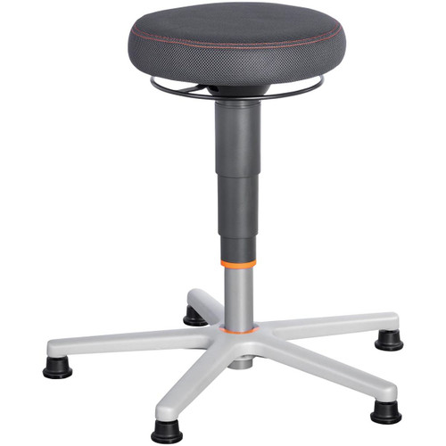 GARANT Ergonomic work stool, fabric cushion, with glides